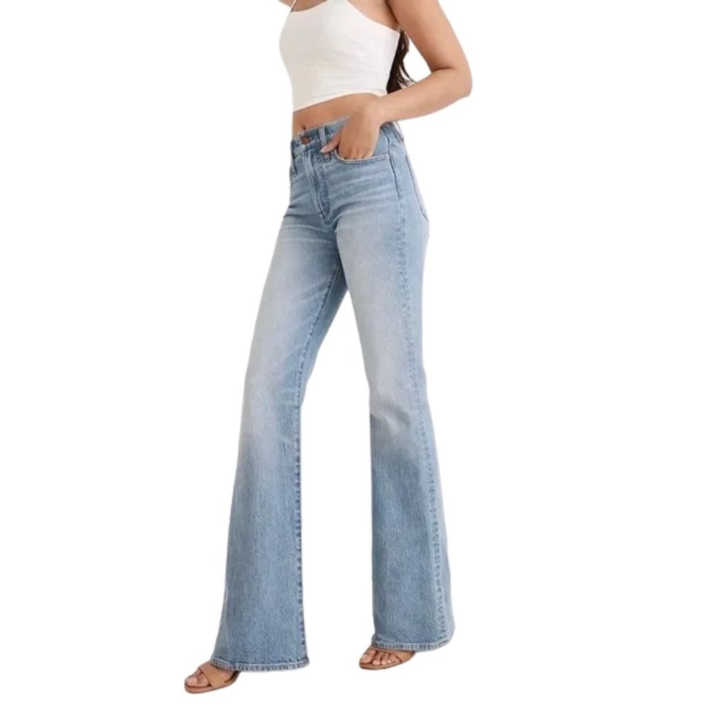Madewell The Perfect Vintage Flare Jean in Delavan Wash NWT Women's Size 33